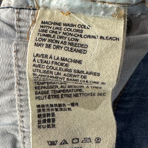 Free People SZ 24 Great Heights Jeans Distressed Low-Rise Frayed Hem We The Free - Picture 10 of 11